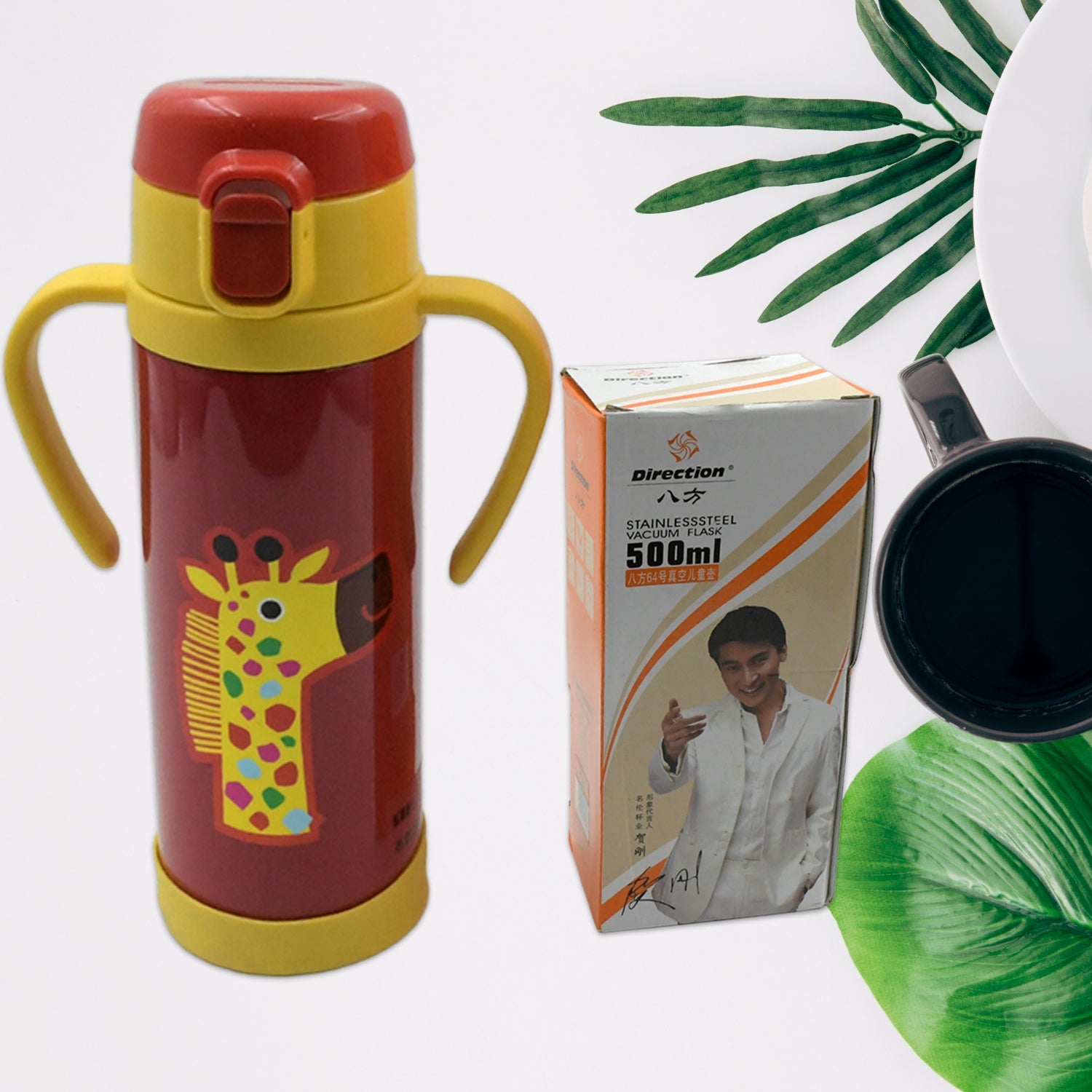 Vacuum Stainless Steel Water Bottle With Carry Handle & Straw Fridge Water Bottle Double Wall, Leak Proof, Rust Proof, Cold & Hot | Leak Proof | Office Bottle | Gym | Home | Kitchen | Hiking | Trekking | Travel Bottle (500 ML ) Vacuum Stainless Steel Water Bottle With Carry Handle & Straw Fridge Water Bottle Double Wall, Leak Proof, Rust Proof, Cold & Hot | Leak Proof | Office Bottle | Gym | Home | Kitchen | Hiking | Trekking | Travel Bottle (500 ML )